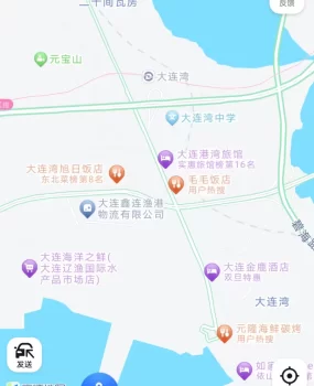 大连湾旅店一条街