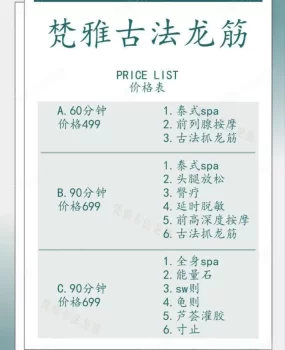 大连沙河口spa抓龙筋